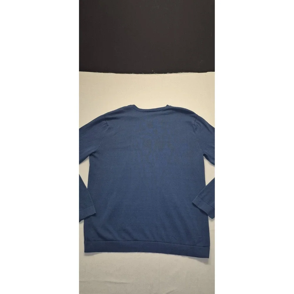 Banana Republic Men's Blue‎ V-neck Long Sleeve pullover Sweater Size XL